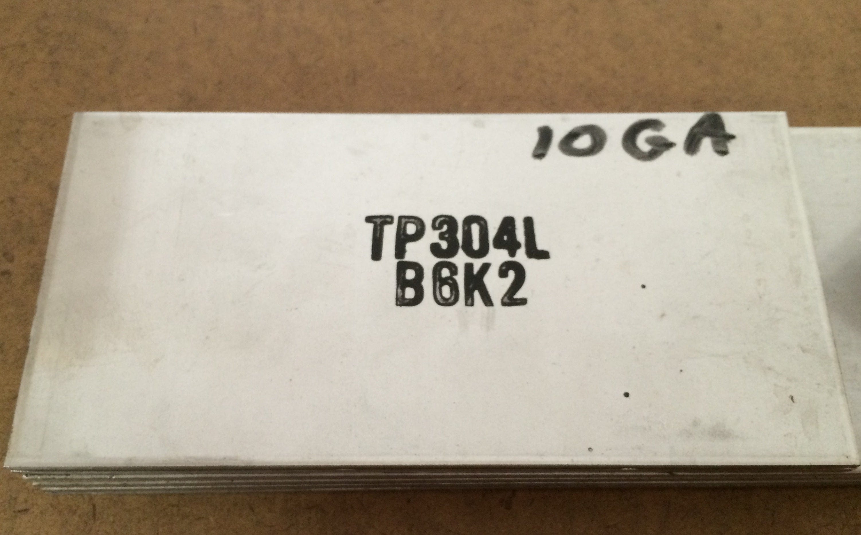 10GA (.141") - Square TP304/L (Qty. 12)